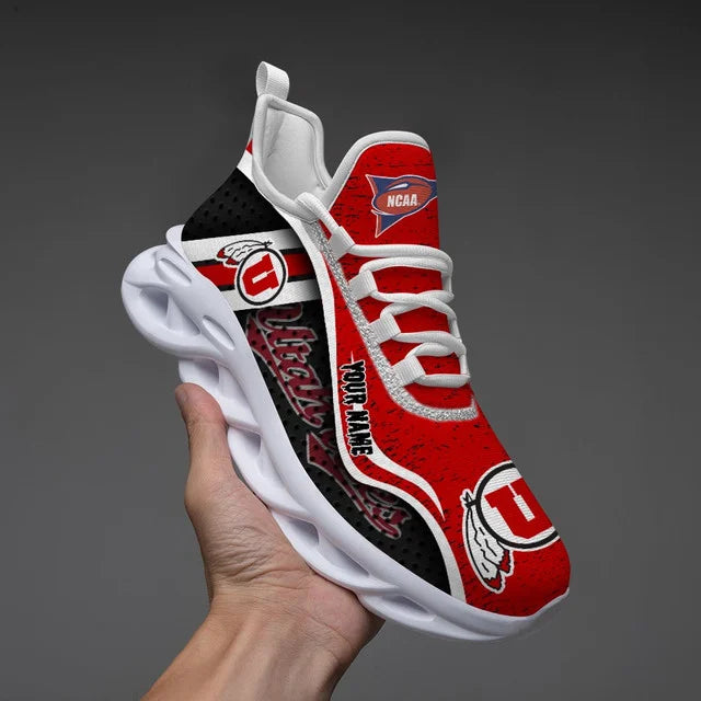 HOT DEAL - NEW CUSTOMIZED NCAA FBS25 UTU UTAH UTES CLUNKY SNEAKERS