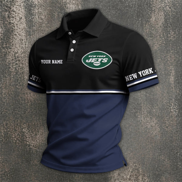 [SPECIAL OFFER] NEW CUSTOMIZED NFL25 NYJ NEW YORK JETS POLO SHIRT