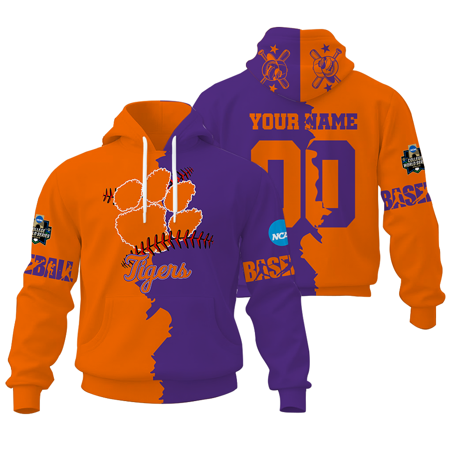 LIMITED EDITION - NEW CUSTOMIZED NCAA CWS25 CST CS TIGERS UNISEX HOODIE & ZIP HOODIE