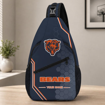 ELITE EDITION - NEW CUSTOMIZED NFL26 CCB CHICAGO BEARS SLING BAG