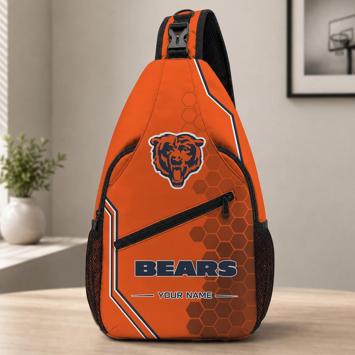 ELITE EDITION - NEW CUSTOMIZED NFL26 CCB CHICAGO BEARS SLING BAG