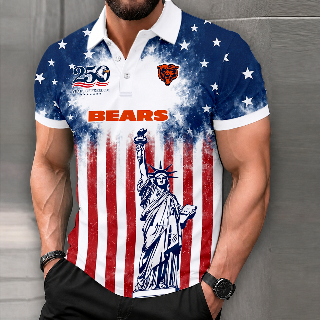 MEGA SALE - NEW CUSTOMIZED NFL26 CCB CHICAGO BEARS POLO SHIRT, ZIP POLO SHIRT & T-SHIRTS
