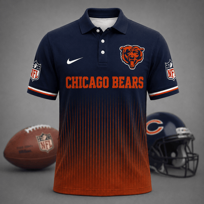 FINAL SALE - NEW CUSTOMIZED NFL26 CCB CHICAGO BEARS T-SHIRT, POLO SHIRT, ZIP POLO SHIRT, SWEATSHIRT, HOODIE & ZIP HOODIE