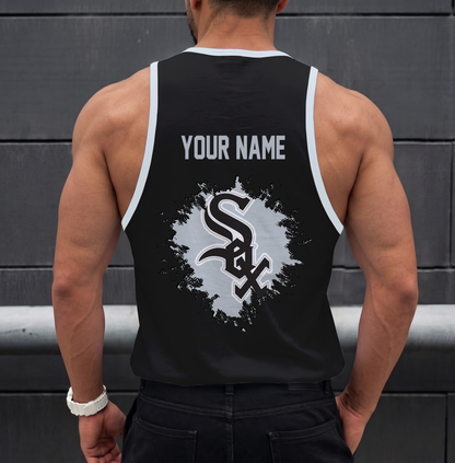 FINAL SALE - NEW CUSTOMIZED MLB26 CHICAGO WHITE SOX UNISEX TANK TOP