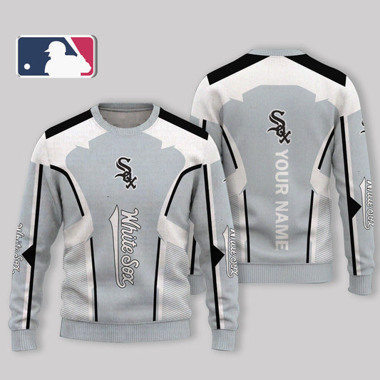 LIMITED EDITION - NEW CUSTOMIZED MLB26 CWS CHICAGO WHITE SOX UGLY SWEATER