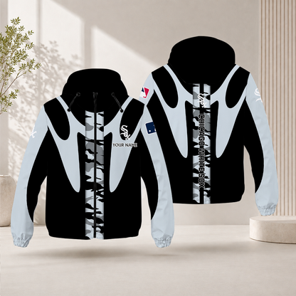SPECIAL EDITION - NEW CUSTOMIZED MLB26 CWS CHICAGO WHITE SOX WINDBREAKER JACKET