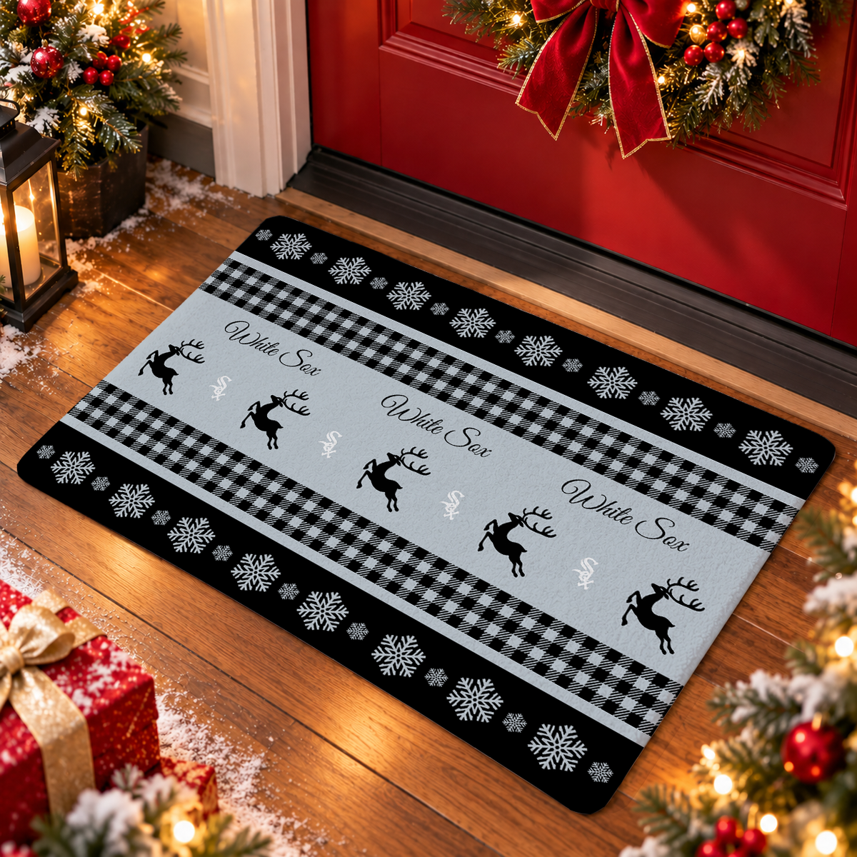 VIRAL EDITION - NEW CUSTOMIZED MLB26 CWS CHICAGO WHITE SOX WATER-ABSORBENT FLOOR MAT
