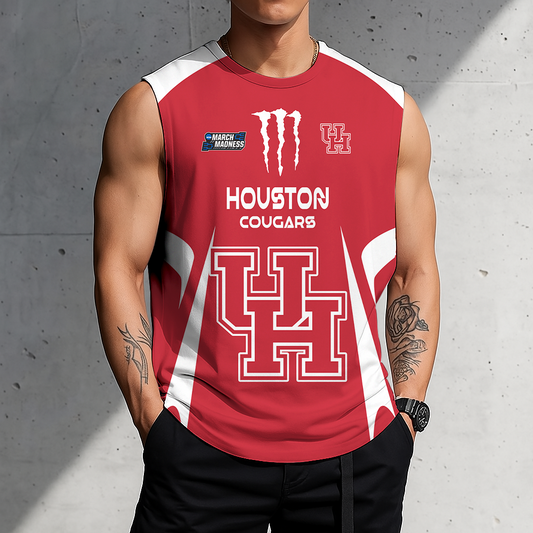ACTIVE OFFER - NEW CUSTOMIZED | NCAA MAM26 HOC HO COUGARS MEN'S GYM SHIRT