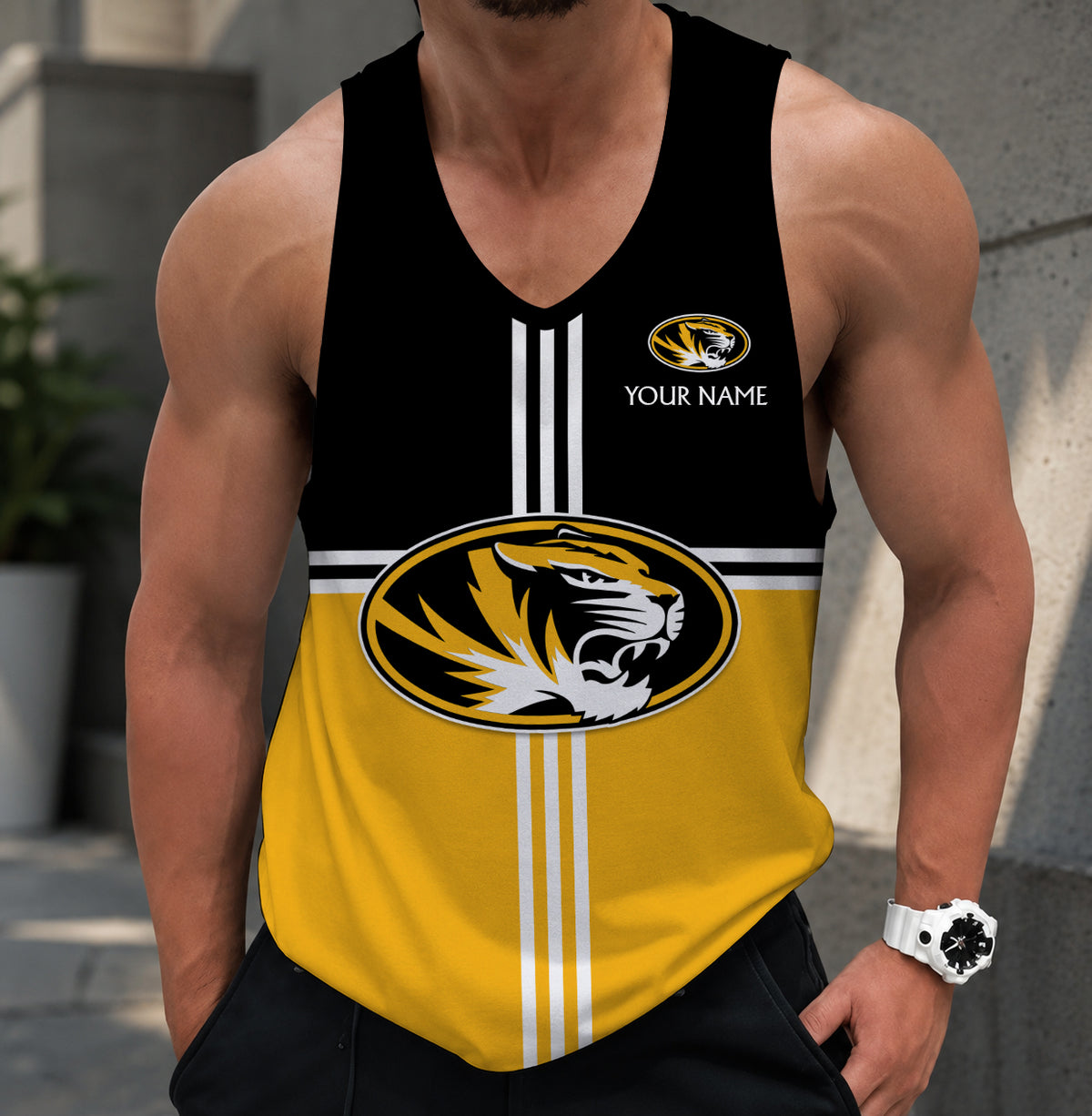 SPECIAL EDITION - NEW CUSTOMIZED NCAA FBS26 MST MISSOURI TIGERS UNISEX TANK TOP