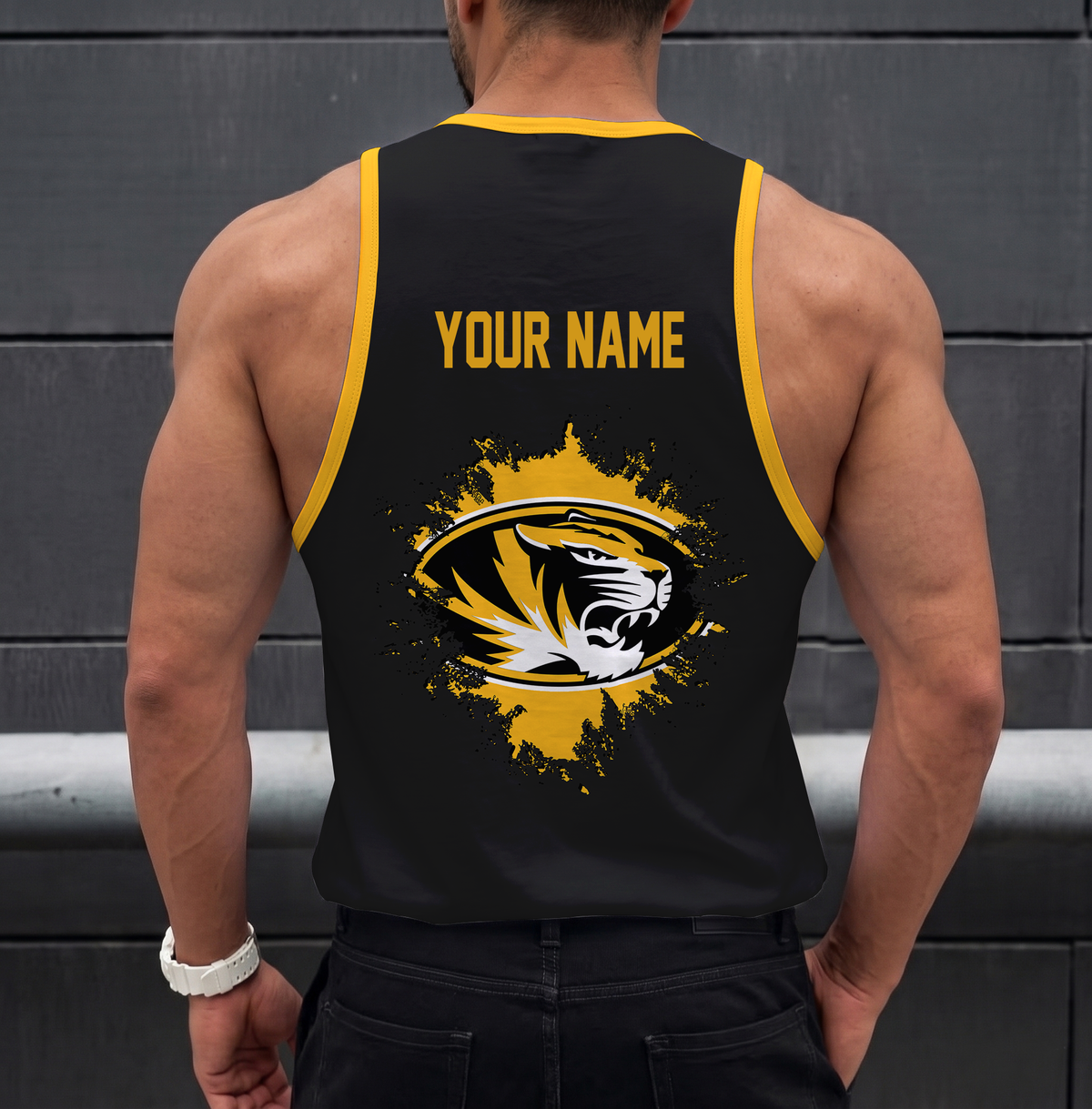 SPECIAL EDITION - NEW CUSTOMIZED NCAA FBS26 MST MISSOURI TIGERS UNISEX TANK TOP
