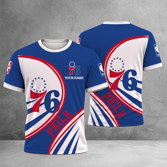 VIRAL EDITION - NEW CUSTOMIZED NBA26 P76 PHILADELPHIA 76ERS T-SHIRT, POLO SHIRT, ZIP POLO SHIRT, SWEATSHIRT, HOODIE & ZIP HOODIE
