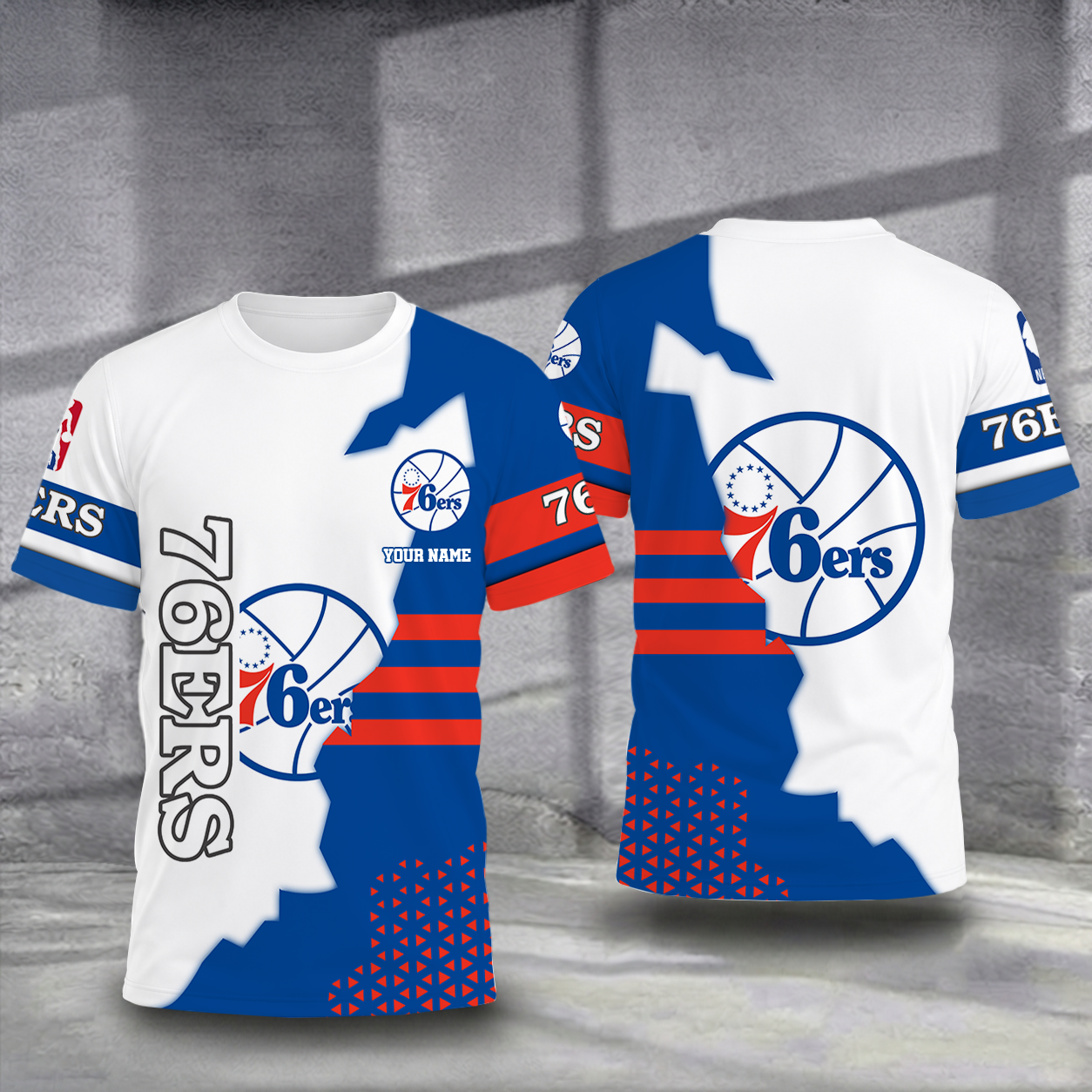 FINAL SALE - NEW CUSTOMIZED NBA26 P76 PHILADELPHIA 76ERS T-SHIRT, POLO SHIRT, ZIP POLO SHIRT, SWEATSHIRT, HOODIE & ZIP HOODIE