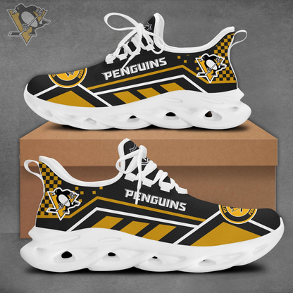 LIMITED EDITION - NEW CUSTOMIZED NHL26 PBP PITTSBURGH PENGUINS CLUNKY SNEAKERS