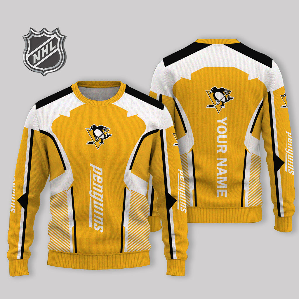 LIMITED EDITION - NEW CUSTOMIZED NHL26 PBP PITTSBURGH PENGUINS UGLY SWEATER