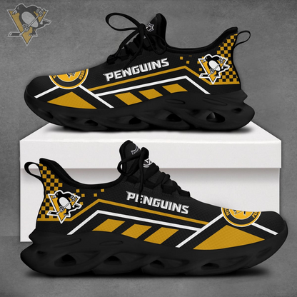 LIMITED EDITION - NEW CUSTOMIZED NHL26 PBP PITTSBURGH PENGUINS CLUNKY SNEAKERS