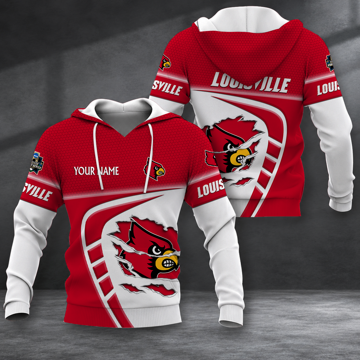 SPECIAL EDITION - NEW CUSTOMIZED NCAA CWS26 ULC LOUISVILLE CARDINALS T-SHIRT, POLO SHIRT, ZIP POLO SHIRT, SWEATSHIRT, HOODIE & ZIP HOODIE