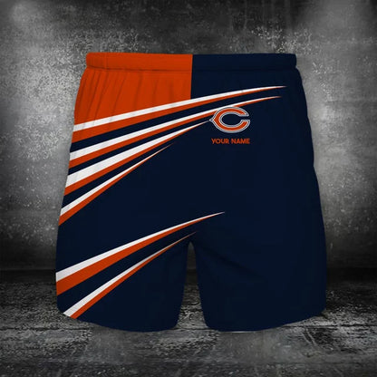 VIRAL EDITION - NEW CUSTOMIZED NFL26 CCB CHICAGO BEARS POLO, T-SHIRT & SHORT PANTS SET
