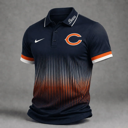 [SPECIAL OFFER] NEW CUSTOMIZED NFL26 CCB CHICAGO BEARS POLO SHIRT