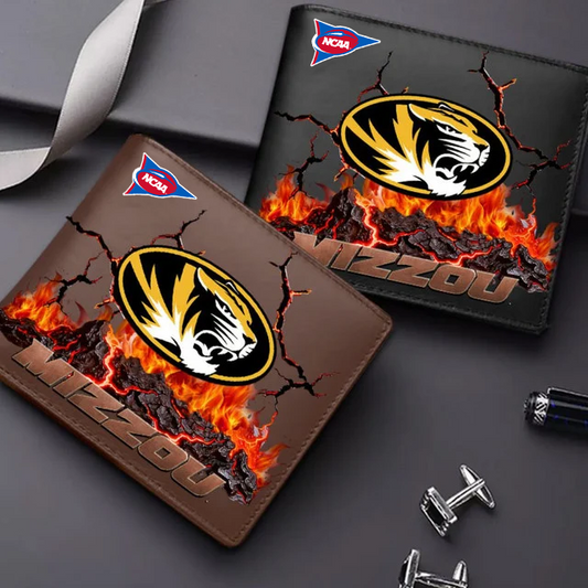 LIMITED EDITION - NEW CUSTOMIZED FBS NCAA26 MST MS TIGERS LEATHER WALLET