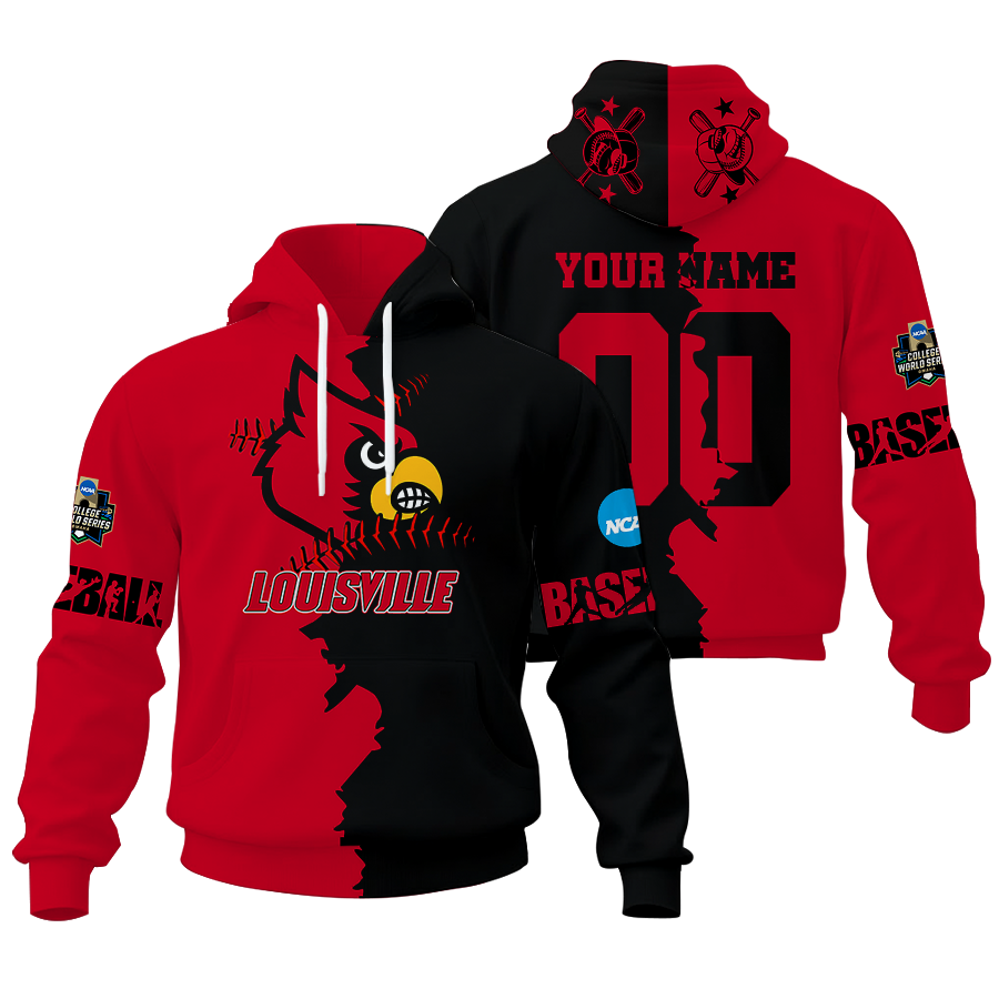 LIMITED EDITION - NEW CUSTOMIZED NCAA CWS26 ULC UL CARDINALS UNISEX HOODIE & ZIP HOODIE