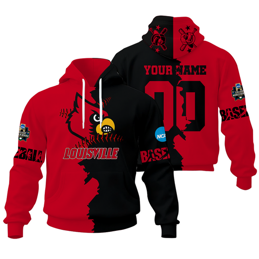 LIMITED EDITION - NEW CUSTOMIZED NCAA CWS26 ULC UL CARDINALS UNISEX HOODIE & ZIP HOODIE