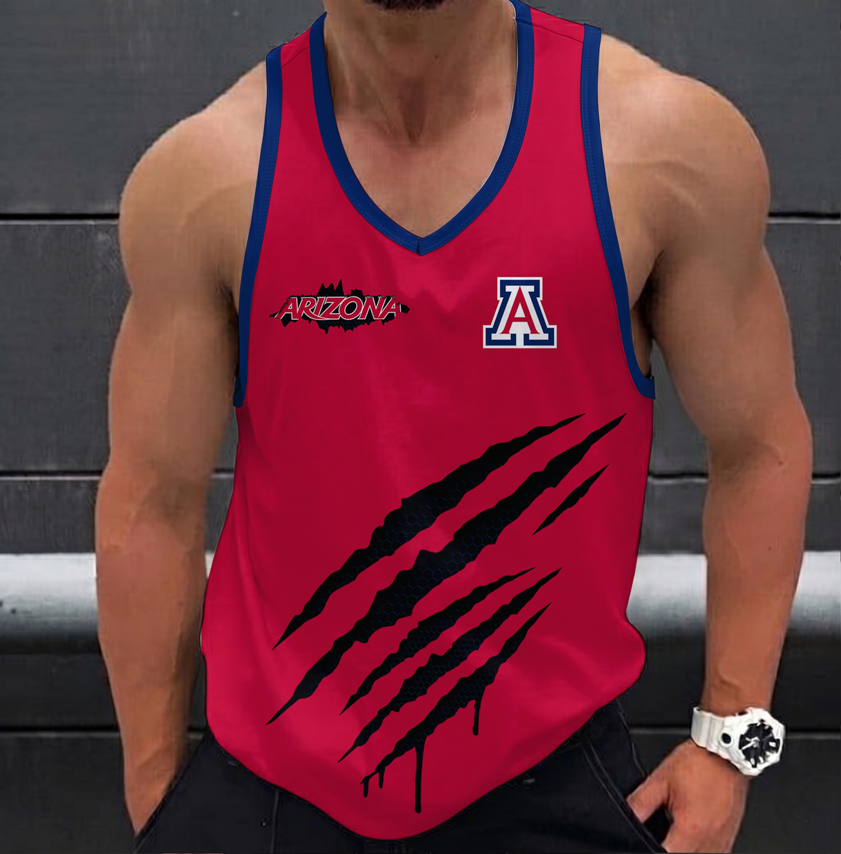 SPECIAL EDITION - NEW CUSTOMIZED NCAA FBS27 ARW ARIZONA WILDCATS UNISEX TANK TOP