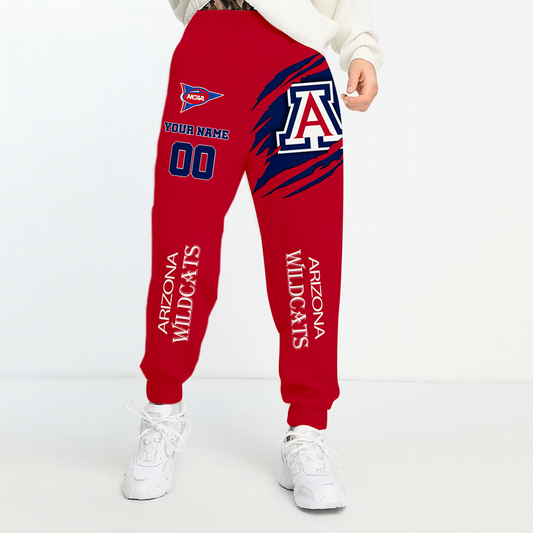 LIMITED DROP - NEW CUSTOMIZED | NCAA FBS27 ARW AR WILCATS UNISEX LONG PANTS