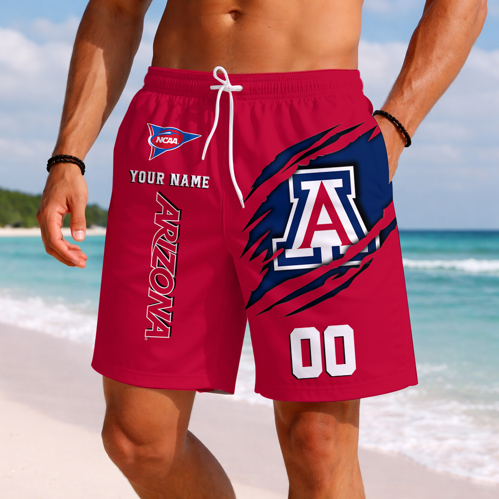 LIMITED DROP - NEW CUSTOMIZED | NCAA FBS27 ARW AR WILCATS SHORT PANTS