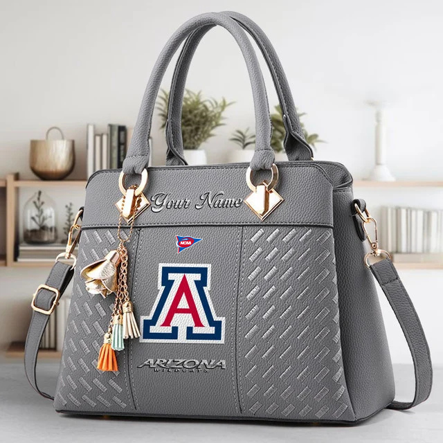 LIMITED EDITION - NEW CUSTOMIZED NCAA FBS27 ARW AR WILCATS HANDBAG MULTICOLOR