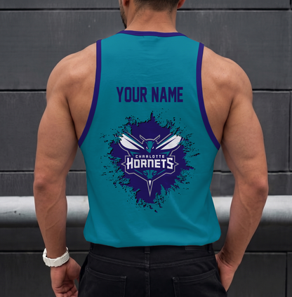 FINAL SALE - NEW CUSTOMIZED NBA27 CHO CHARLOTTE HORNETS UNISEX TANK TOP