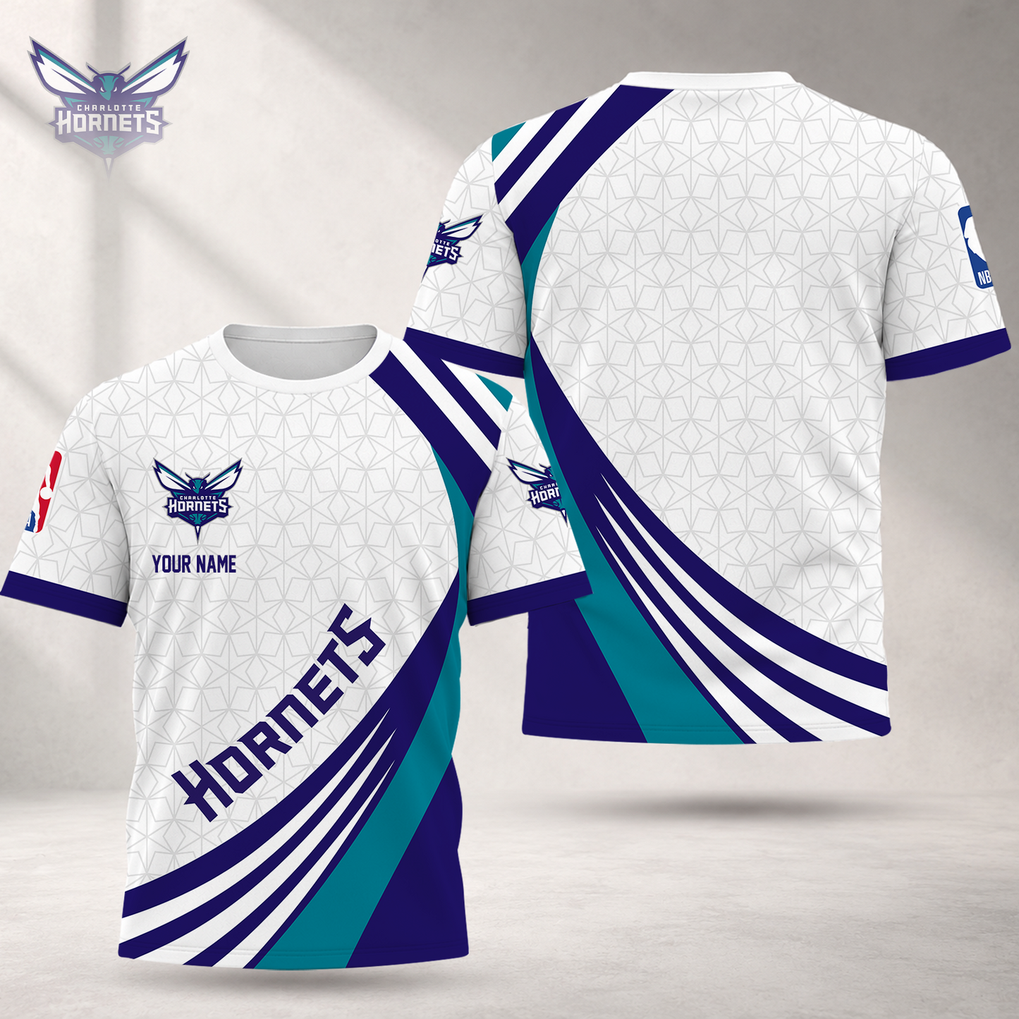 FINAL SALE - NEW CUSTOMIZED NBA27 CHO CHARLOTTE HORNETS T-SHIRT, POLO SHIRT, ZIP POLO SHIRT, SWEATSHIRT, HOODIE & ZIP HOODIE