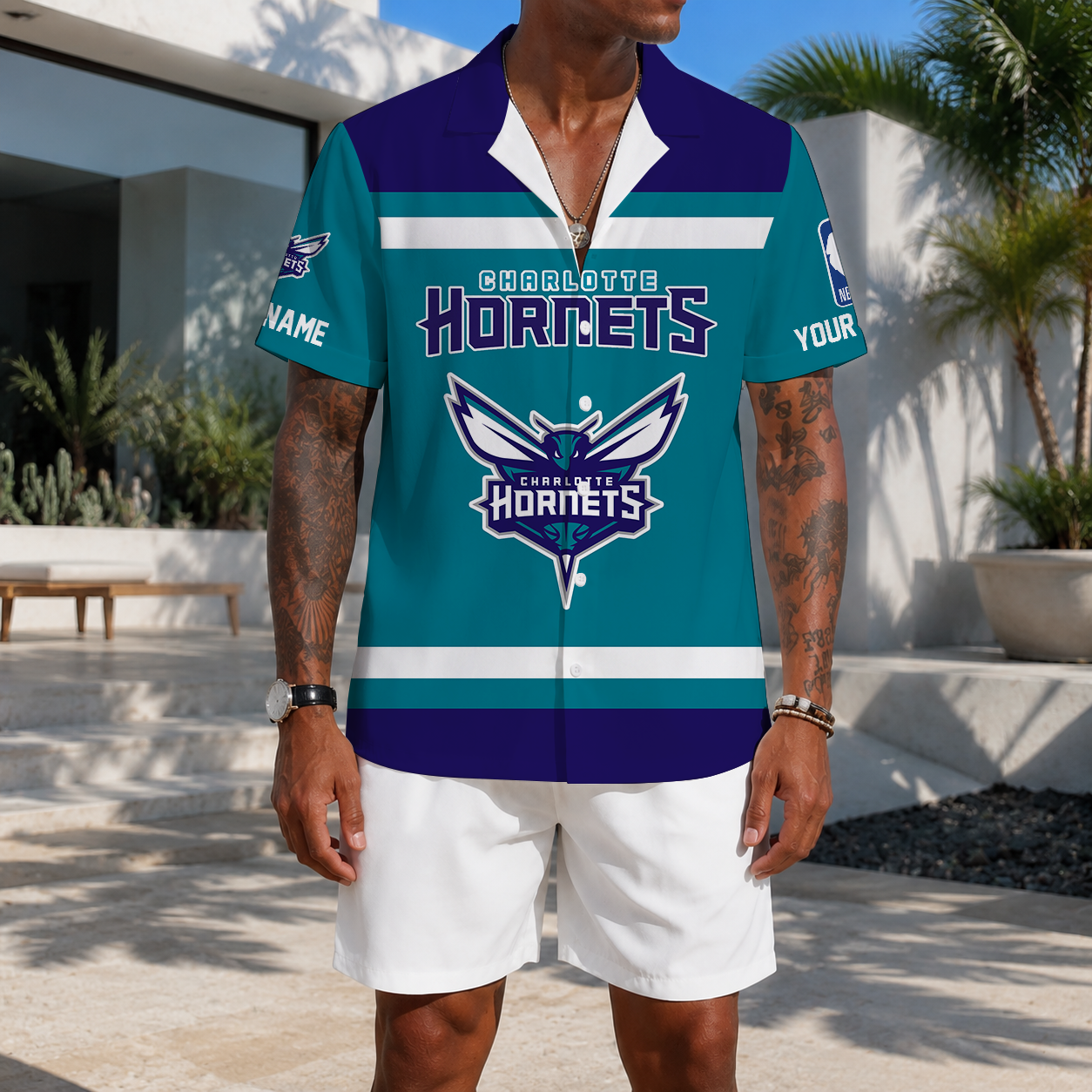 LIMITED EDITION - NEW CUSTOMIZED NBA27 CHO CHARLOTTE HORNETS UNISEX HAWAIIAN SHIRT