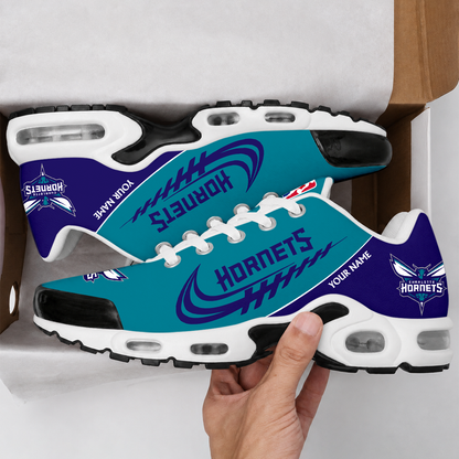 LIMITED EDITION - NEW CUSTOMIZED NBA27 CHO CHARLOTTE HORNETS AIR MAX PLUS SNEAKERS