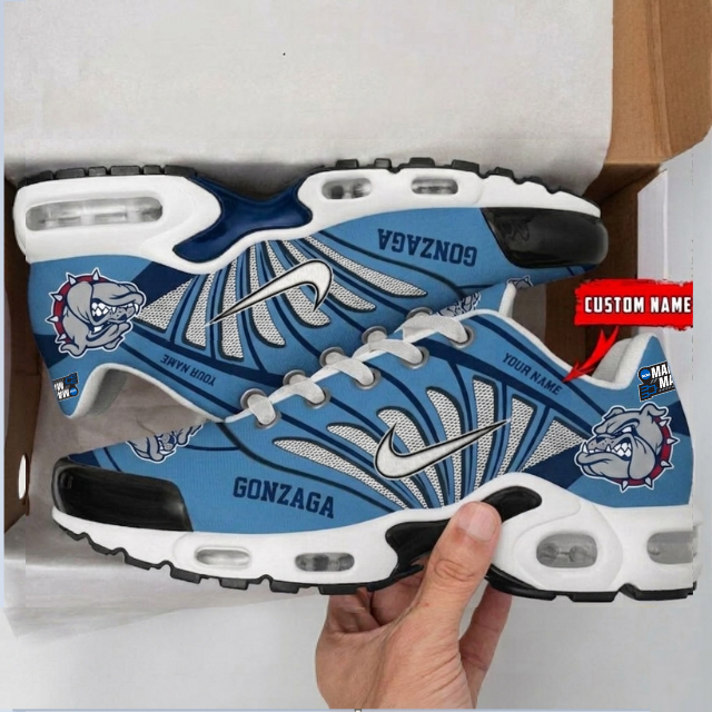 ELITE EDITION - NEW CUSTOMIZED NCAA MAM27 GOB GO BULLDOGS UNISEX AIR MAX PLUS SNEAKERS