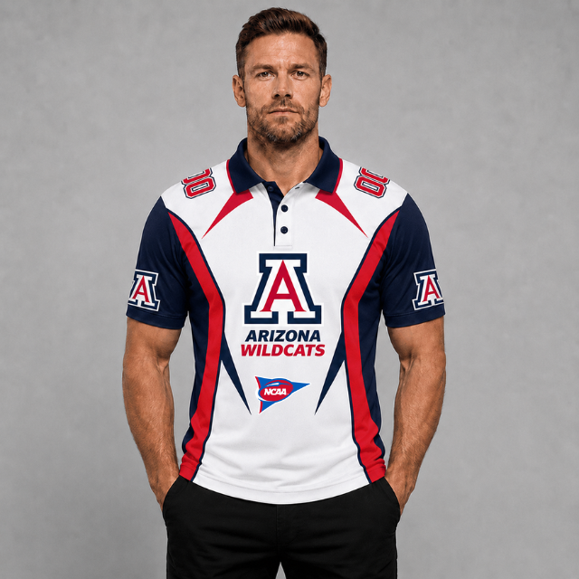 EXCLUSIVE EDITION - NEW CUSTOMIZED NCAA FBS27 ARW ARIZONA WILDCATS POLO SHIRT, ZIP POLO SHIRT, HOODIE, ZIP HOODIE, T-SHIRT & SWEATSHIRT