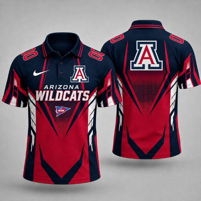VIRAL EDITION - NEW CUSTOMIZED NCAA FBS27 ARW ARIZONA WILDCATS POLO SHIRT, ZIP POLO SHIRT, HOODIE, ZIP HOODIE, T-SHIRT & SWEATSHIRT