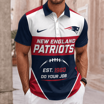 ELITE EDITION - NEW CUSTOMIZED NFL27 NEP NEW ENGLAND PATRIOTS POLO SHIRT, ZIP POLO SHIRT & T-SHIRTS