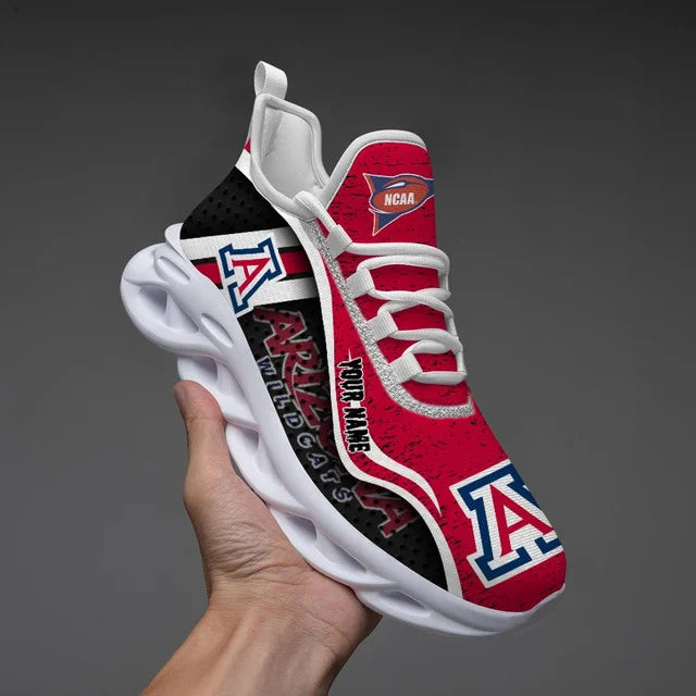 HOT DEAL - NEW CUSTOMIZED NCAA FBS27 ARW ARIZONA WILDCATS CLUNKY SNEAKERS