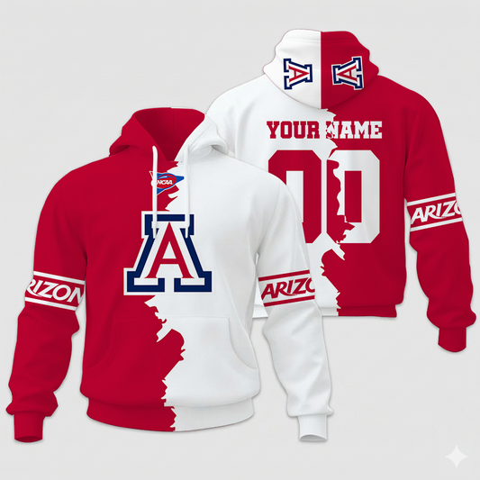 LIMITED EDITION - NEW CUSTOMIZED NCAA FBS27 ARW AR WILCATS UNISEX HOODIE & ZIP HOODIE