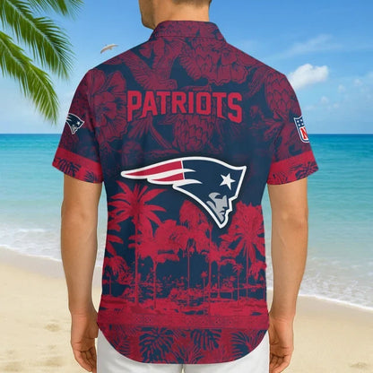 [SPECIAL OFFER] NEW CUSTOMIZED NFL27 NEP NEW ENGLAND PATRIOTS UNISEX HAWAIIAN SHIRT