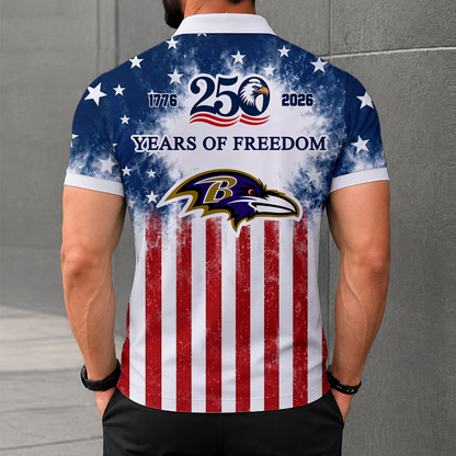 MEGA SALE - NEW CUSTOMIZED NFL28 BTR BALTIMORE RAVENS POLO SHIRT, ZIP POLO SHIRT & T-SHIRTS