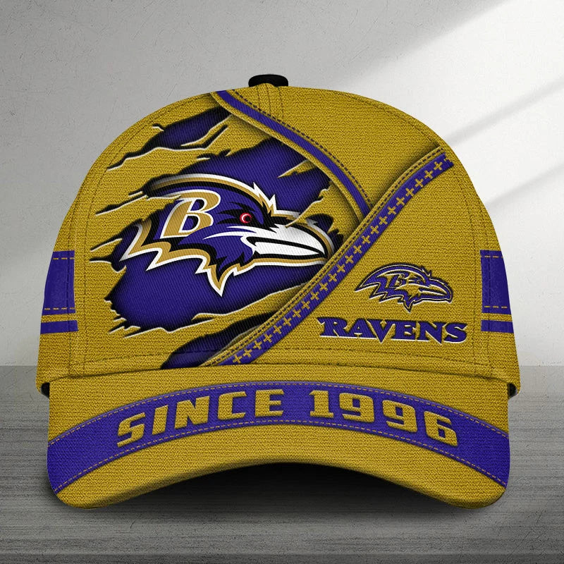 EXCLUSIVE EDITION - NEW CUSTOMIZED NFL28 BTR BALTIMORE RAVENS CLASSIC CAP