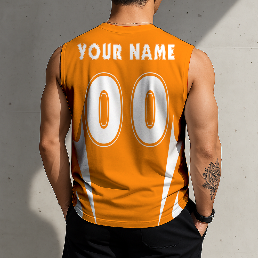 ACTIVE OFFER - NEW CUSTOMIZED | NCAA MAM28 TNV TN VOLUNTEERS MEN'S GYM SHIRT