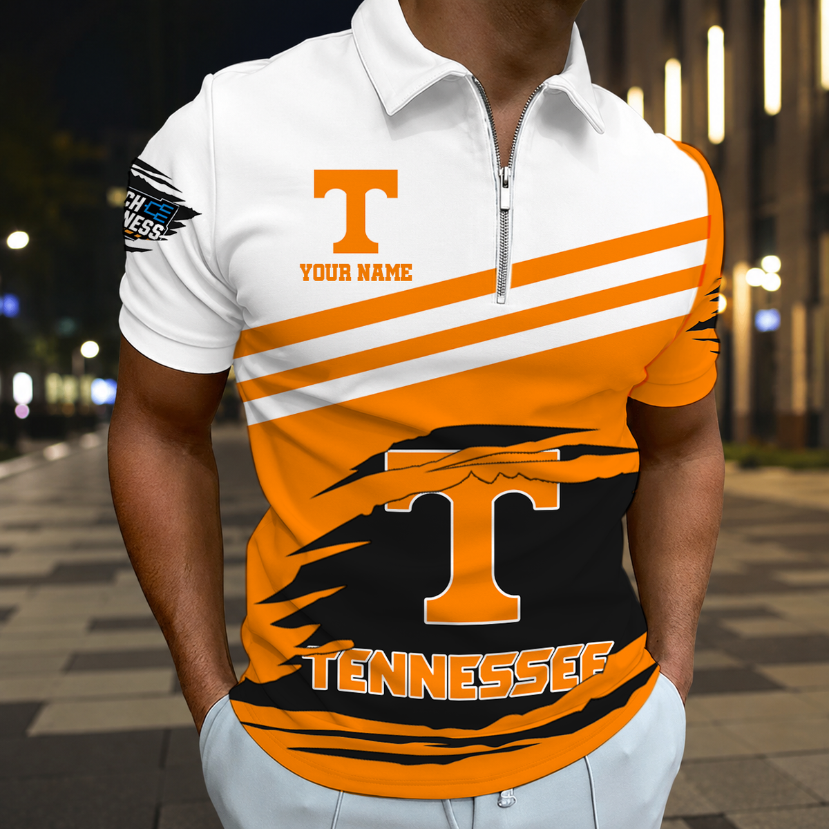 EXCLUSIVE EDITION - NEW CUSTOMIZED NCAA MAM28 TNV TENNESSEE VOLUNTEERS T-SHIRT, POLO SHIRT, ZIP POLO SHIRT, SWEATSHIRT, HOODIE & ZIP HOODIE