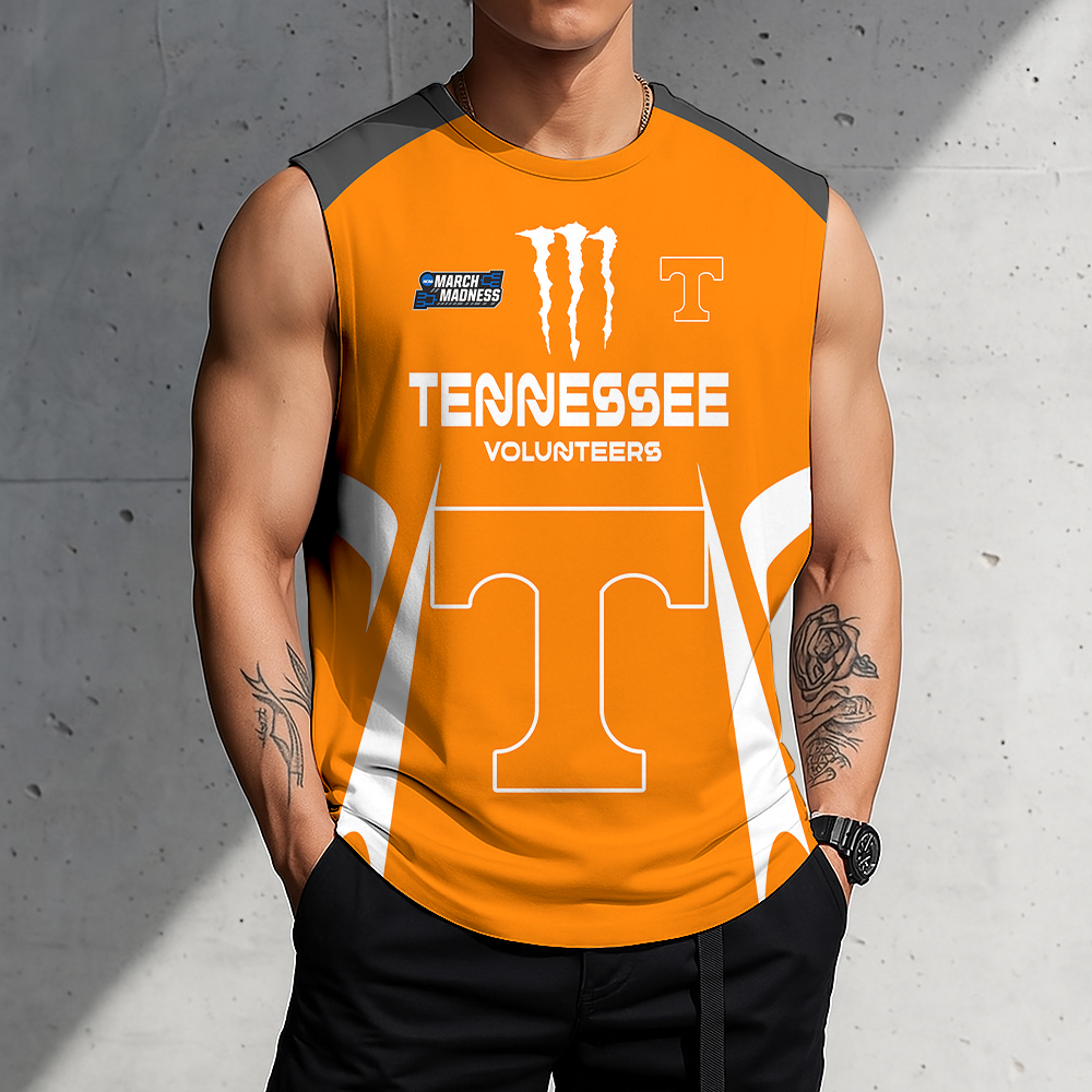 ACTIVE OFFER - NEW CUSTOMIZED | NCAA MAM28 TNV TN VOLUNTEERS MEN'S GYM SHIRT