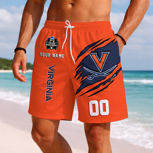 LIMITED DROP - NEW CUSTOMIZED | NCAA CWS28 VIC VI CAVALIERS SHORT PANTS