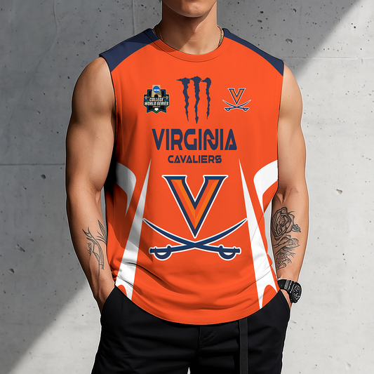 ACTIVE OFFER - NEW CUSTOMIZED | NCAA CWS28 VIC VI CAVALIERS MEN'S GYM SHIRT
