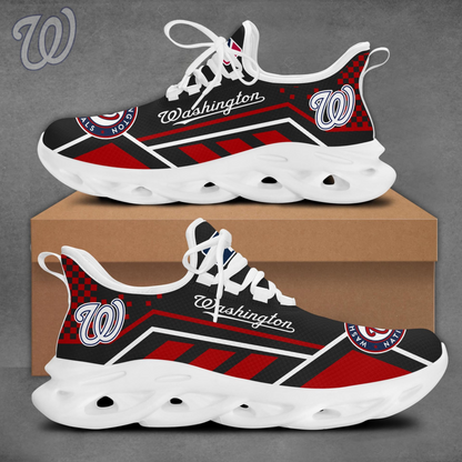 VIRAL EDITION - NEW CUSTOMIZED MLB28 WNS WASHINGTON NATIONALS MAX SOUL SHOES