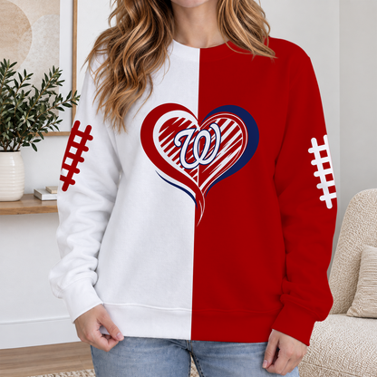 SPECIAL EDITION - NEW CUSTOMIZED MLB28 WNS WASHINGTON NATIONALS RIBBED HOODIE & SWEATSHIRT