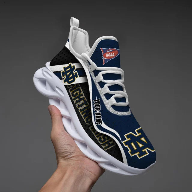 HOT DEAL - NEW CUSTOMIZED NCAA FBS28 NFI NOTRE DAME FIGHTING IRISH CLUNKY SNEAKERS